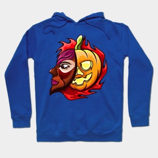 Halloween Pumpkin Head Hoodie